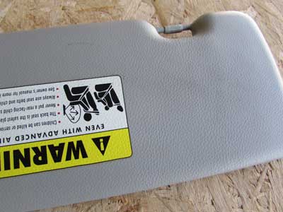 BMW Sunvisor, Right 51167076700 E63 645Ci 650i M6 Coupe Only6